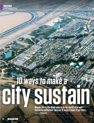 Science Uncovered 08: Article: 10 Ways to Make a City Sustainable - image 1