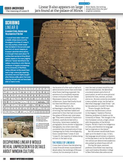 Science Uncovered 05: Articles: Deciphering Linear B / The White Horse - image 3